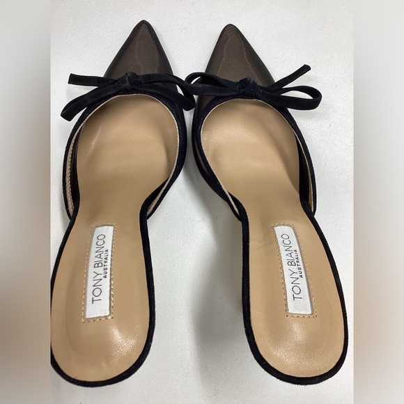 Tony Bianco Aroma Nylon/Suede Pump Size 7.5 - Picture 13 of 16